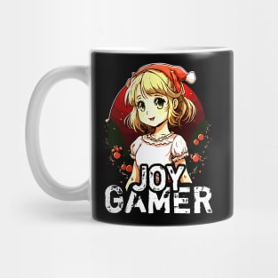 Kawaii Anime Girl Gamer Christmas Quote Mug